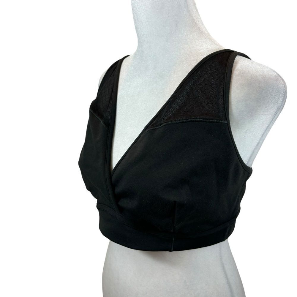 Ladies Calia Brand SAMPLE 2023 Bralette Black V Neckline Size Large